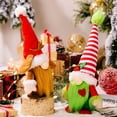thumbnail image 3 of Advancent Muñeco sin rostro de Navidad, fiesta, puerta, estante, decoración de mesa, hogar, oficina, Bar, lindo adorno, cumpleaños, niños Kits de decoración para fiestas Amarillo Advancent HA069291-02, 3 of 6