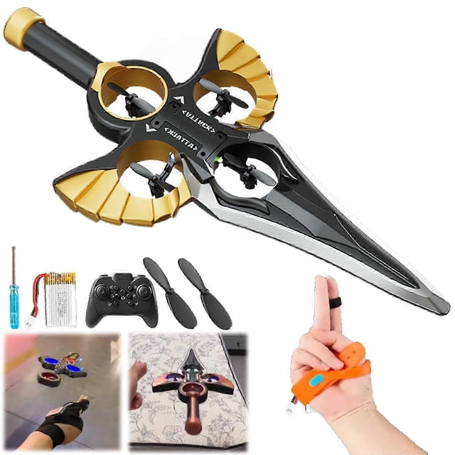 2025 New Remote Control Plane, 2.4g Flying Sword Gesture Sensing Rc Stunt Glider Aircraft Drone, Birthday Gifts For Kids Boys