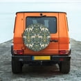 thumbnail image 4 of Haiem Spare Tire Cover , Wheel Cover with Deer And Flowers printed, Camper Spare Tire Cover Fit for Jeep Wrangler Rv SUV Truck Travel Trailer-15 inch, 4 of 8