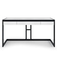 thumbnail image 3 of Simpli Home Erina Solid Acacia Wood 60" Desk in Distressed White, 3 of 12