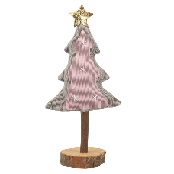 DiMaddie Desktop Rustic Xmas Tree Farmhouse Wooden Centerpiece Standing Holiday Craft