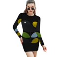 thumbnail image 1 of Orla Kiely Robe Multi-Tiges en Tissu Coloré Manches Longues Robe Décontractée Imprimée Manches Longues Robe Automne Hiver pour Femmes, 1 of 5