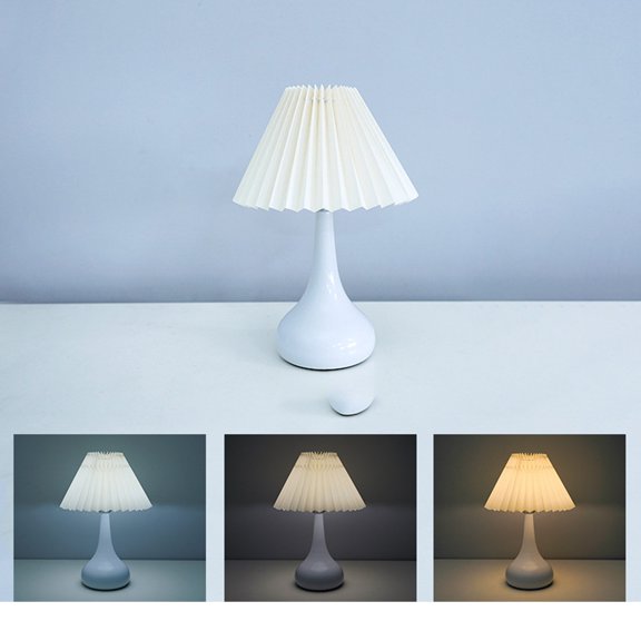 Specollect Chargeable Bedside Nightstand Lamp for Living Room and Bedroom - Traditional Tall Retro Desk Lamp with USB Ports,Study