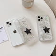 thumbnail image 4 of for iPhone 14 Case Bling Stars 3D Hearts Diamond Twinkle Star Glitter Y2K Spark Luxury Girly Aesthetic Personalized Design for Women Girls Teens Soft Transparent TPU Case, 6.1", Clear, 4 of 14