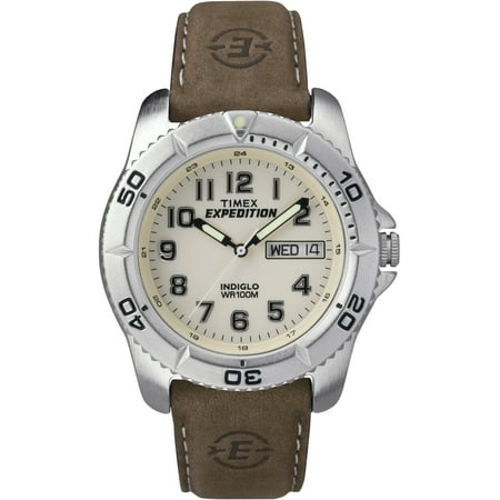 Men's Expedition Traditional Watch, Brown Leather