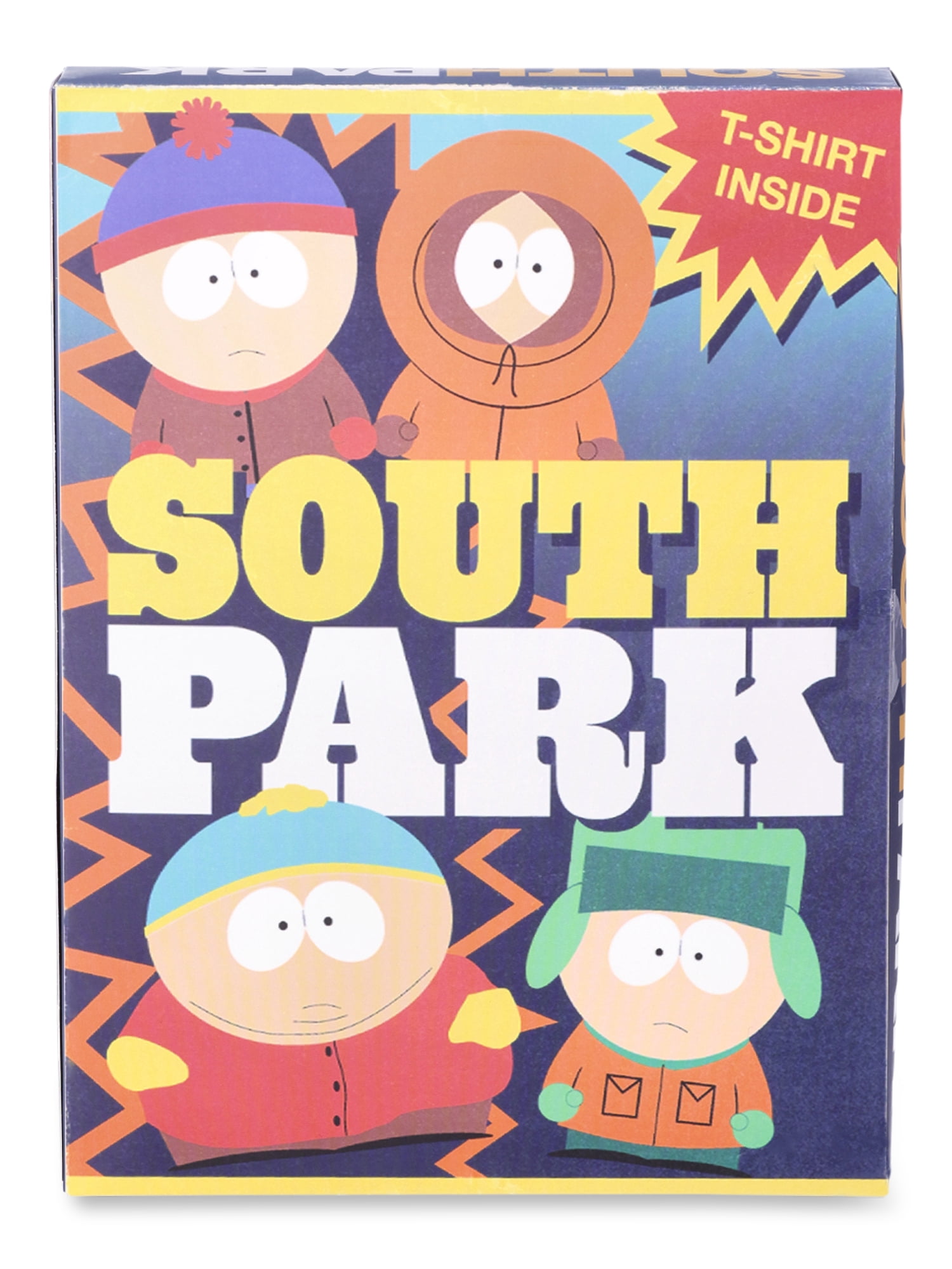 South Park, Mens Apparel Graphic T-Shirt, Sizes S-3XL, in VHS Box Package (Men's Big & Tall)