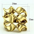 thumbnail image 2 of IP Gold(Ion Plating) Brass Ring with No Stone for Women Style GL288, 2 of 3