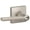 Satin Nickel, variant on Schlage J54-Sol-Col Solstice Single Cylinder Keyed Entry Door Lever Set - Chrome