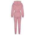thumbnail image 5 of LYXSSBYX Pajamas for Women Women's Solid Hooded Long Sleeved Sweater Casual Two-Piece Long Sleeved Hooded Suit, 5 of 6