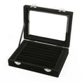 thumbnail image 2 of Vikakiooze 2023 Glass Jewelry Ring Display Organizer Case Tray Holder Earring Storage Box, 2 of 5