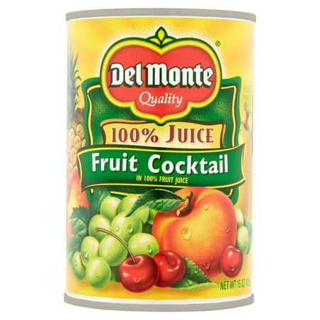 Del Monte 100% Juice Fruit Cocktail, 15 oz