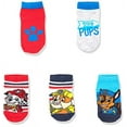 thumbnail image 4 of Nickelodeon Boys' Little Paw Patrol 5 Pack Shorty, Red Blue Multi, Fits Sock Size 5-6.5 Fits Shoe Size 4-7.5, 4 of 8