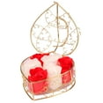 Random Heart Scented Bath Body Petal Rose Flower Soap Wedding