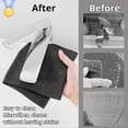 thumbnail image 4 of Thickened Magic Cleaning Cloth for Glass, Microfiber Streak Free Cleaning Cloths, Reusable Lint Free Miracle Wipes for Windows, Mirrors, Car Windshield, Stainless Steel, 4 of 7