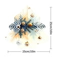thumbnail image 7 of Elegant Metal Hanging Christmas Tree Wind Spinner - Festive Ornaments & Layered Design for Yard & Garden Decor, 7 of 7