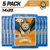 B-Air Grizzly Tarp, 8 x 8 Weave, Multi Purpose Waterproof Tarp, 14X20, Blue, Pack of 5