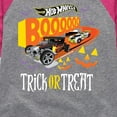 thumbnail image 3 of Hot Wheels - Trick Or Treat - Toddler And Youth Girls Raglan Graphic T-Shirt, 3 of 5