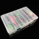 thumbnail image 4 of Señuelo de pesca con 14 rejillas, caja de anzuelos de doble cara para señuelo anzuelo, cebo falso, 4 of 8