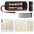 thumbnail image 2 of BQBQERT 30pcs Clay Pottery Tool Set Double Sided Ceramics Sculpting Carving Drill Pen Tools with Carrying Bag for Beginners Professionals, 2 of 10