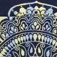 thumbnail image 3 of Rangoli Cotton Round Beach Towel by Blue Nile Mills- , Navy Blue, 3 of 6