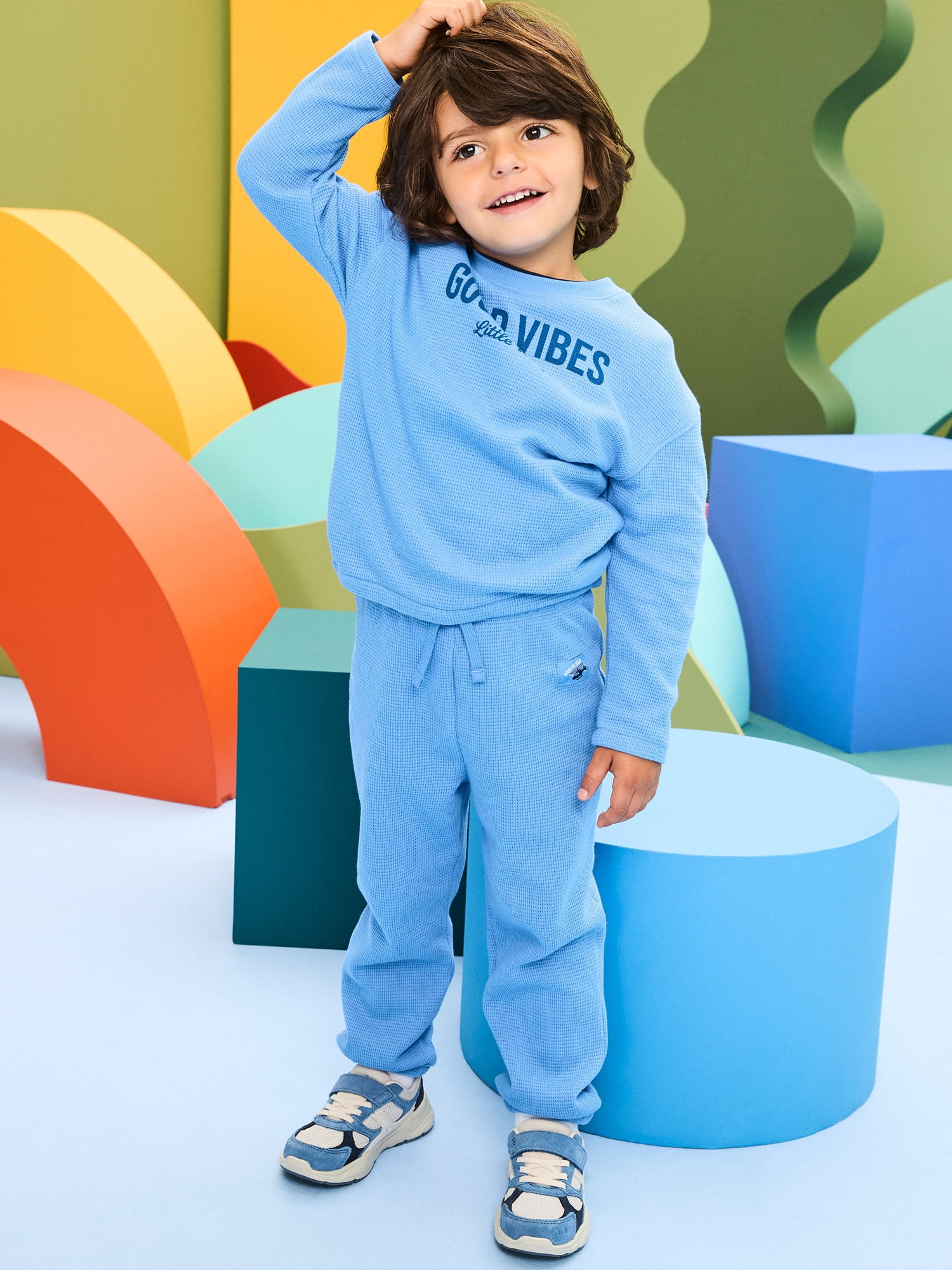 Garanimals Baby & Toddler Boy Outfit Set, Waffle Knit Thermal, Sizes 0-6T