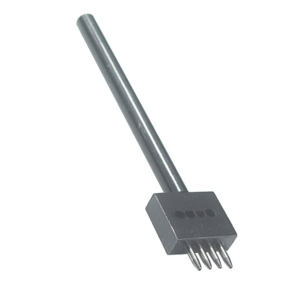 Herramienta de perforación para espaciar cuero, perforadora, herramienta de bricolaje, funciona bien. 5mm