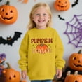 thumbnail image 2 of Mercatoo Toddler Baby Girl Boy Halloween Outfit Pumpkin Crewneck Sweatshirt Long Sleeve Sweater Pullover Top Fall Clothes, 2 of 4