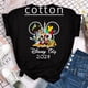 thumbnail image 2 of Camiseta de algodón con estampado de Mickey Minnie para niños, divertida camiseta de Disney Trip 2024, ropa para niñas Y2k, camisetas de manga corta de verano para bebés, ropa para niños, 2 of 5