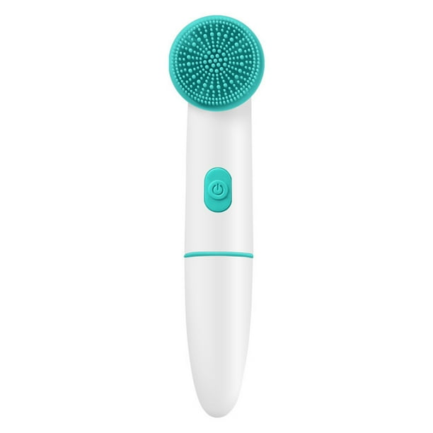 Cepillo de Limpieza Facial Cepillo de Limpieza Facial Y Cabezales de Reemplazo Cepillo de Limpieza Vibrante de Doble Aguja, Ipx7, Equipado con 2 Cabezales de Cepillo para Exfoliar, Masajear Y Limpiar