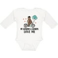 thumbnail image 3 of Inktastic Grandma Grandpa Love Me Boys Long Sleeve Baby Bodysuit, 3 of 5