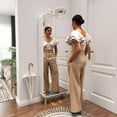 thumbnail image 3 of MIDOQIN  Mirror Shoe Cabinet with 4 Flip Drawers, Narrow Shoe Rack Cabinet, Modern Hidden Shoe Organizer Cabinet for Entryway, 3 of 10
