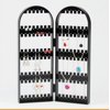 Foldable Earrings Display Stand Jewelry Hanger Organizer Bracelets Necklace Holder, Black