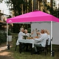 thumbnail image 3 of Eagle Peak 12 x 12 ft Pink Pop up Outdoor Canopies, Removable Sidewall, 3 of 12