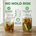 thumbnail image 4 of 3-Pack of Fermentation Glass Weights with Easy Grip Handle for Wide Mouth Mason Jars, 4 of 7