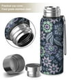 thumbnail image 2 of 20 Oz Pioneer Flower Coffee Tumbler Double Wall Insulated Stainless Steel Water Bottle | Metal Reusable Thermoses Flask with Cup Cap | Leak & Sweat Proof with Anti-Dust Lid, 2 of 7