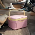 thumbnail image 6 of PINNACLE Mini Hard Shell Insulated Lunch Cooler 3L with Carry Handle, Pink, 6 of 7