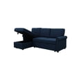 thumbnail image 6 of Devon & Claire Sofia Storage Sofa Bed Reversible Sectional, Navy Blue, 6 of 7