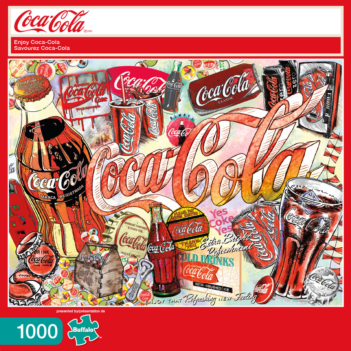 Official Coca-Cola Holidays Are Coming 500 Piece Jigsaw Puzzle