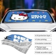 thumbnail image 5 of Windshield Sun Shade Foldable Car Front Window Sunshade For Car Suv Trucks Vans - Best Heat Shield Blocker Visor Cover Blocks Uv Rays And Keeps Your Vehicle Cool-Medium, 5 of 5