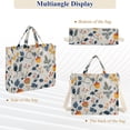 thumbnail image 6 of FORMRS Womens Corduroy Tote Bag Crossbody Shoulder Handbag with Pocket, Acorn Leaves Pattern, 6 of 7