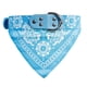 thumbnail image 1 of Patrón de estilo étnico Gato Babero para perros pequeños Toalla de saliva Collar ajustable para mascotas (Azul claro S), 1 of 2