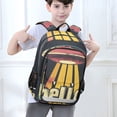 thumbnail image 6 of FORMRS Unisex School Backpack 17" Student Travel Bag with Laptop Compartment, Red UFO, 6 of 7