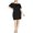 Black, variant on BCX Womens Black Bell Sleeve Off Shoulder Short Sheath Party Dress Size: XL
