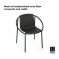 thumbnail image 4 of Umbra Ringo Chair Black, 4 of 16