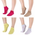 thumbnail image 3 of Women Fitness Cotton Gym Sports Socks Non Slip Massage Yoga Pilates Socks 12 Colors Newest, 3 of 7