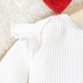 thumbnail image 5 of Cdudpw Baby Girl Clothes Suspender Skirt Newborn Ruffle Romper Dress Bow Headband Fall Outfits(Z163-Red), 5 of 8