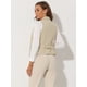 thumbnail image 4 of Chaleco elegante para mujer con doble botonadura y solapa sin mangas albaricoque S, 4 of 6