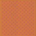 thumbnail image 1 of Ahgly Company Machine Washable Indoor Square Transitional Neon Orange Area Rugs, 4' Square, 1 of 7