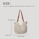 thumbnail image 4 of Bolso de playa para mujer, bolso de mano de diseñador de lujo, bolso de mano, novedad 2024, en poliéster trenzado, hueco, gran capacidad, para hombro debajo del brazo, 4 of 5