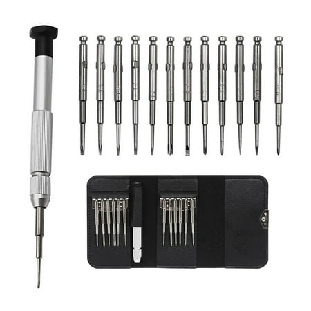 

1 Set/13pcs Precision Screwdriver Set Electronics Product Repair Tool Kit with Leather Bag for Repairing Use